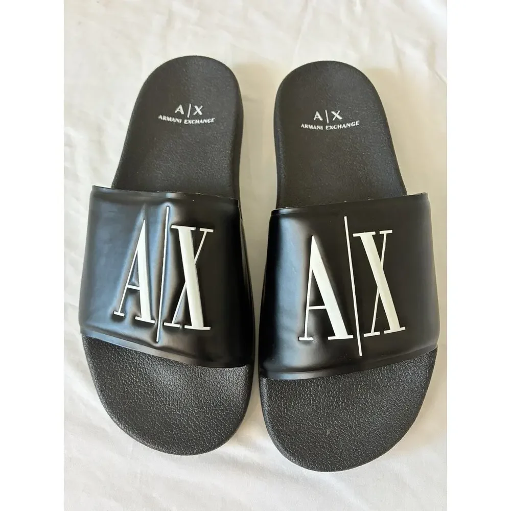 Authentic Armani Slide Black Size 7 - New never worn
